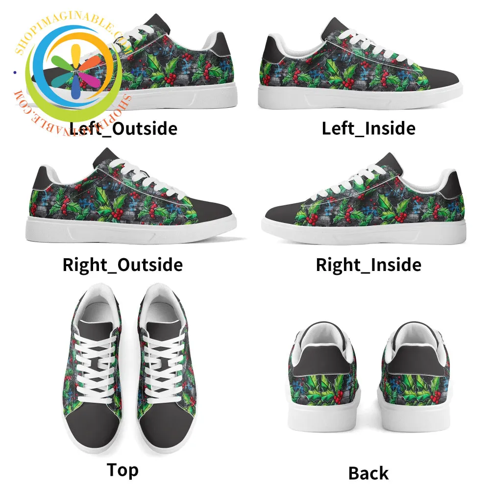 Graffiti Deck The Halls Skateboard Shoes