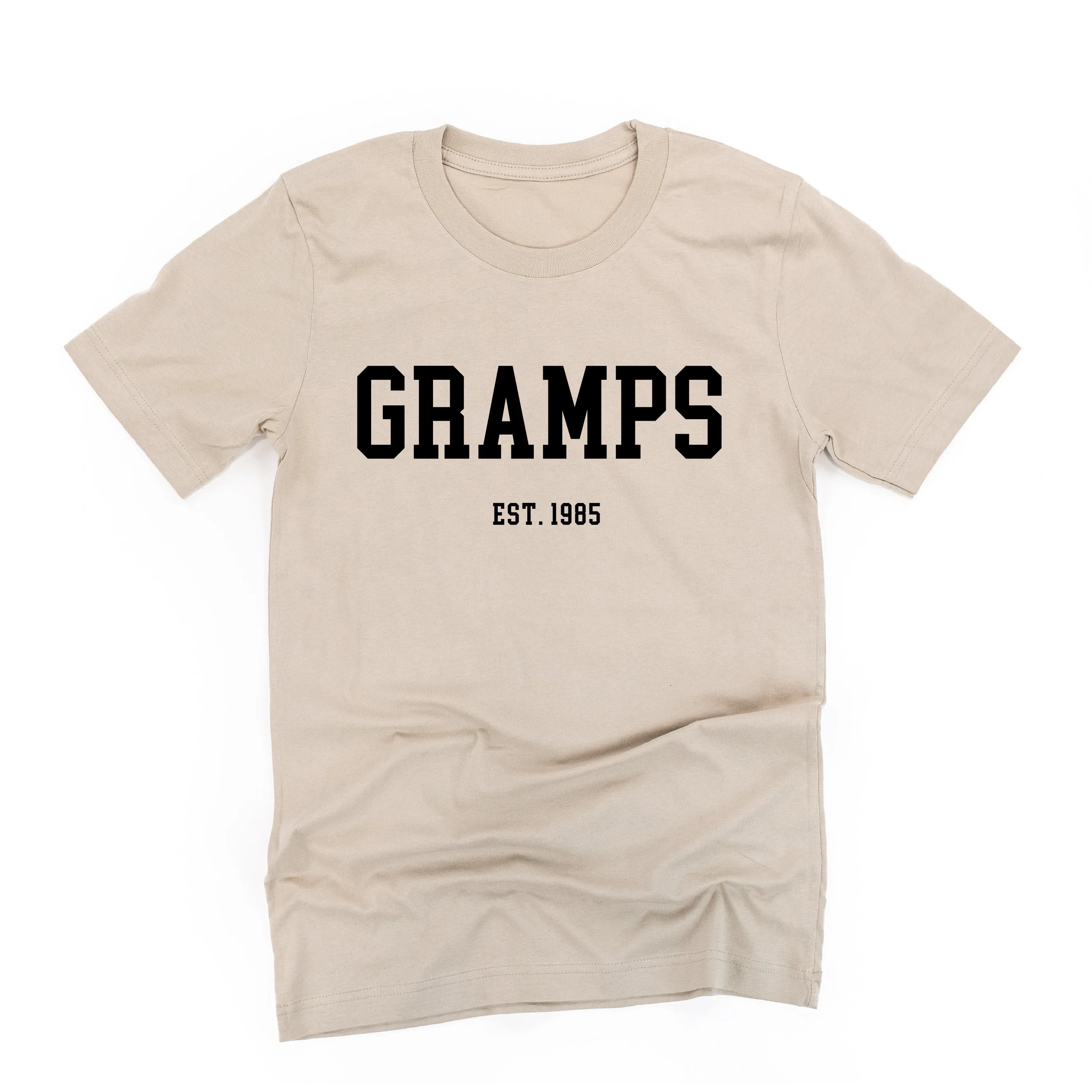 GRAMPS - EST. (Select Your Year) - Unisex Tee