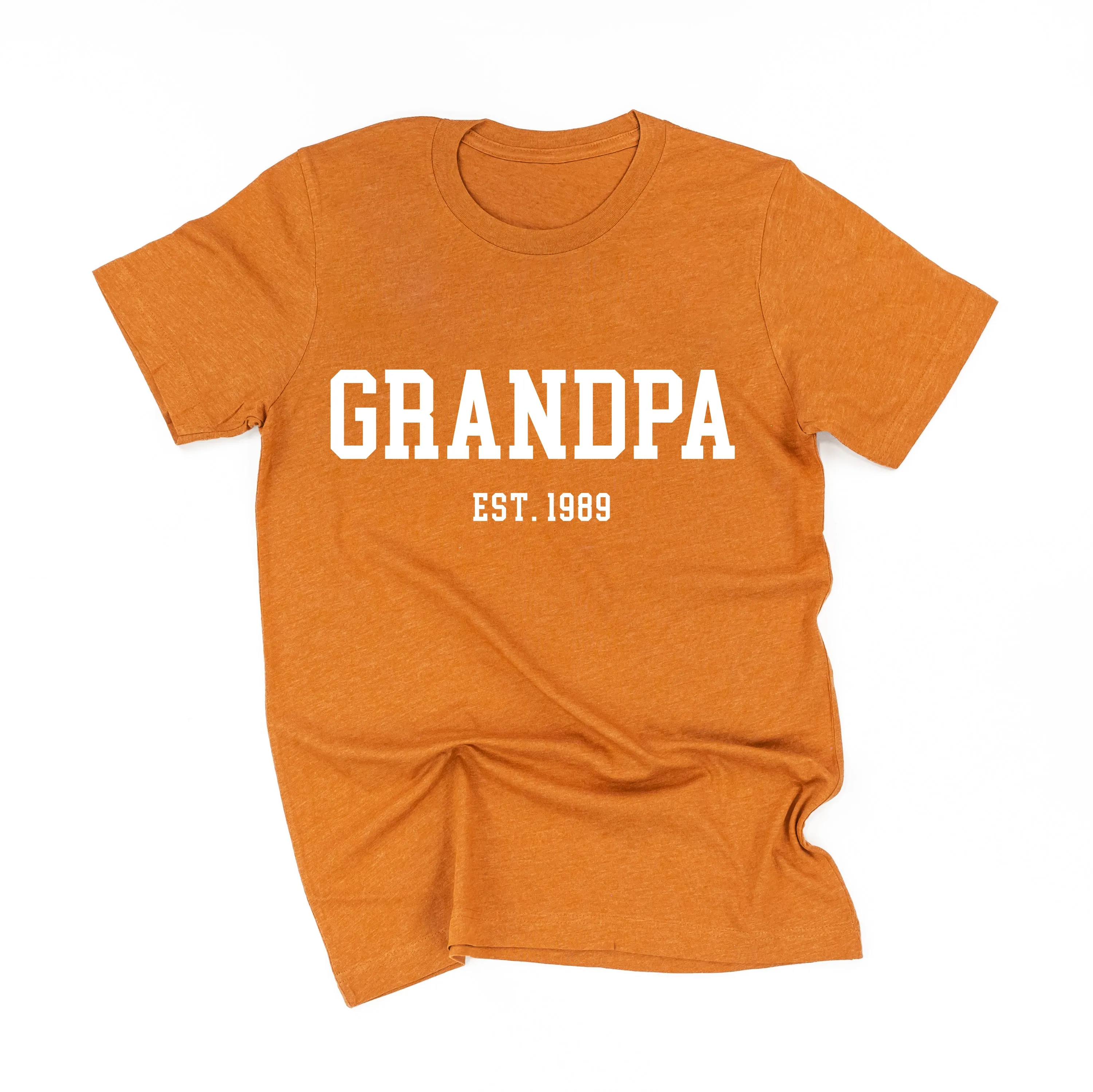 GRANDPA - EST. (Select Your Year) - Unisex Tee