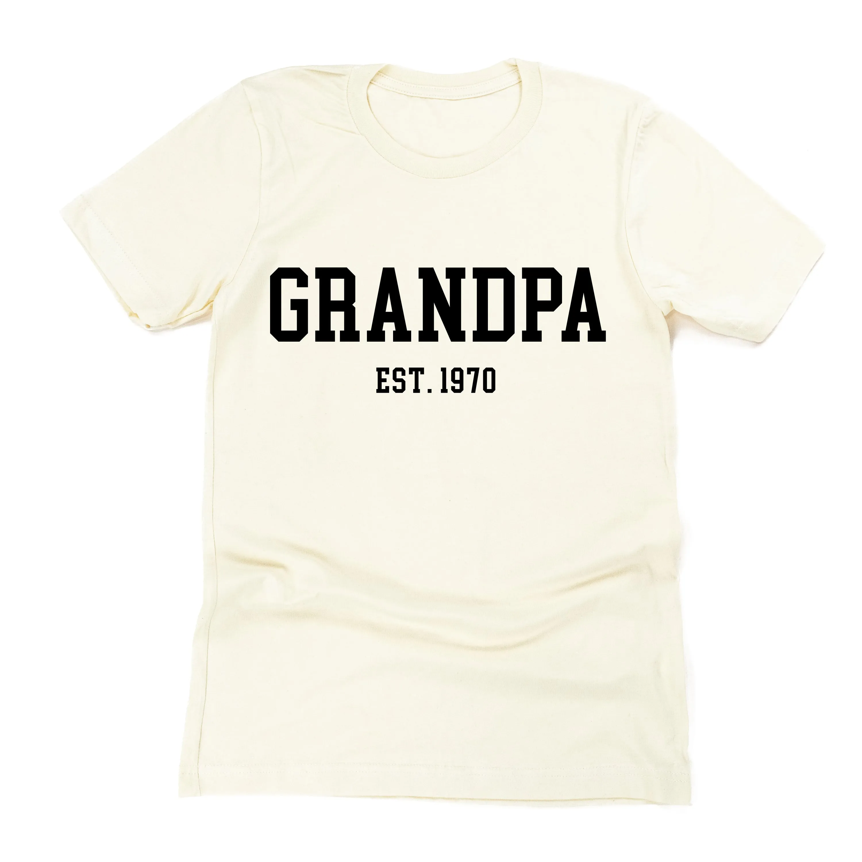 GRANDPA - EST. (Select Your Year) - Unisex Tee