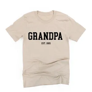 GRANDPA - EST. (Select Your Year) - Unisex Tee
