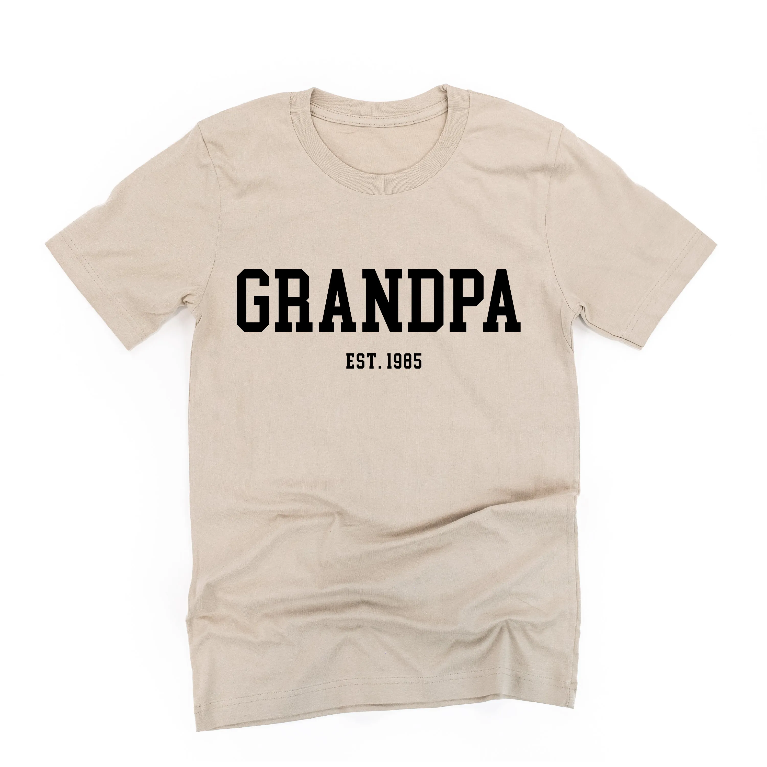 GRANDPA - EST. (Select Your Year) - Unisex Tee