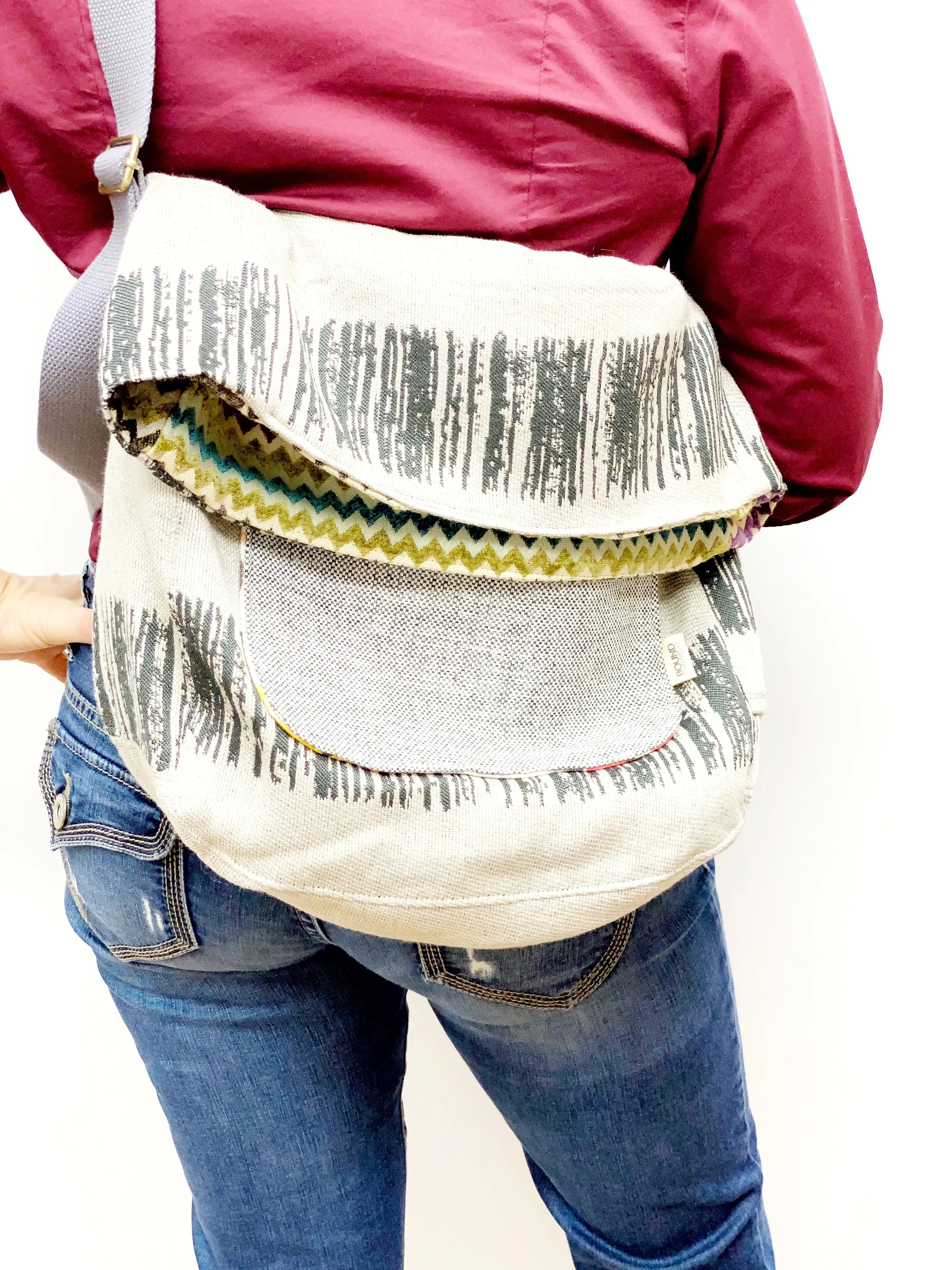 Grey Stone Color Big Bag, Large Boho Bag, The Weekender - Crossbody Tote, Big Bag