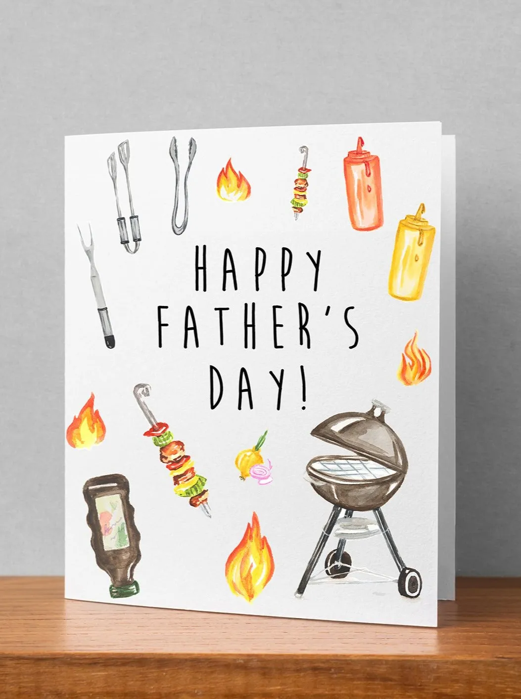 Happy Father's Day Grilling Card