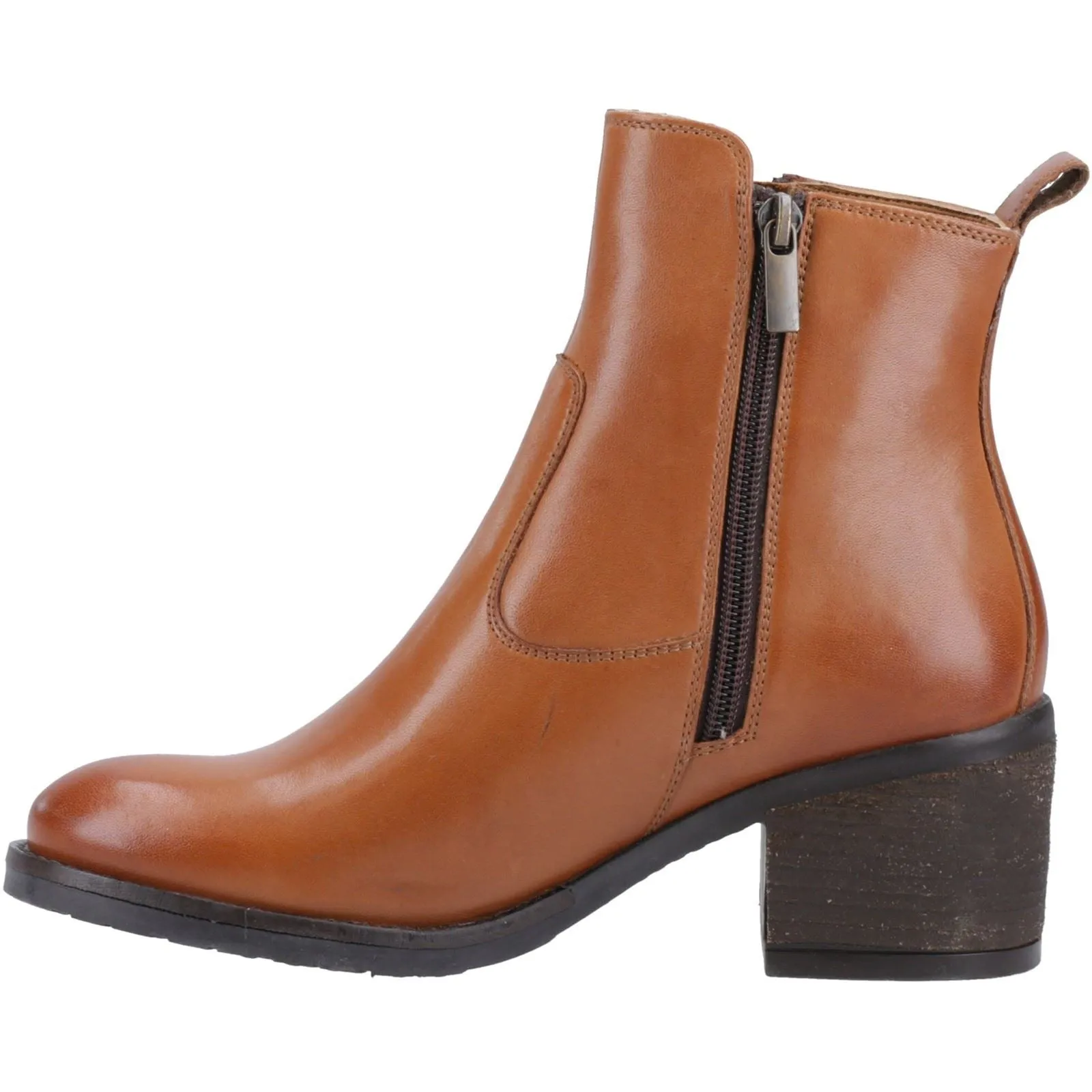 Hush Puppies Helena Leather Women's Tan Boots