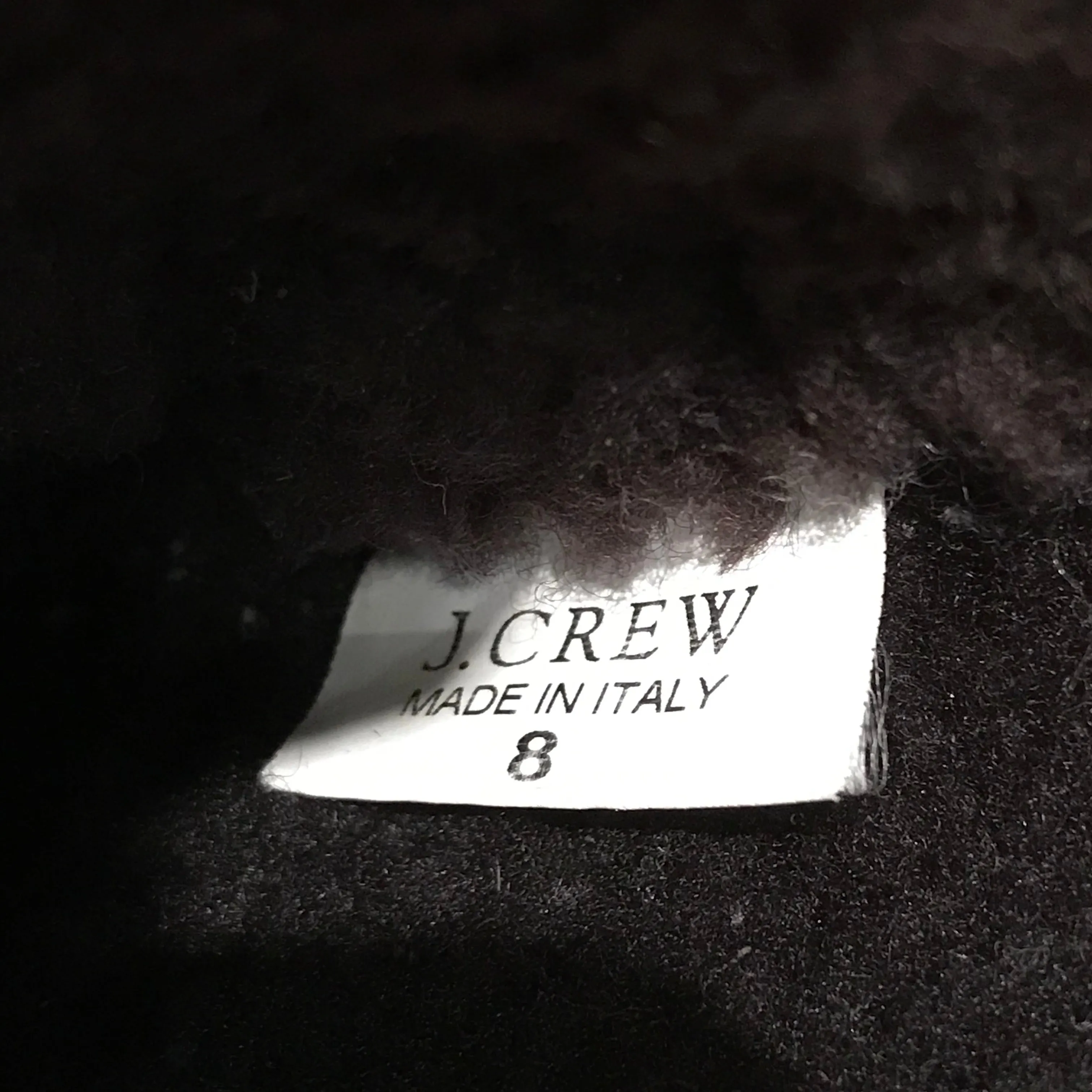J CREW MACCALISTER Women's Size 8 Suede Wedge Shearling Boots