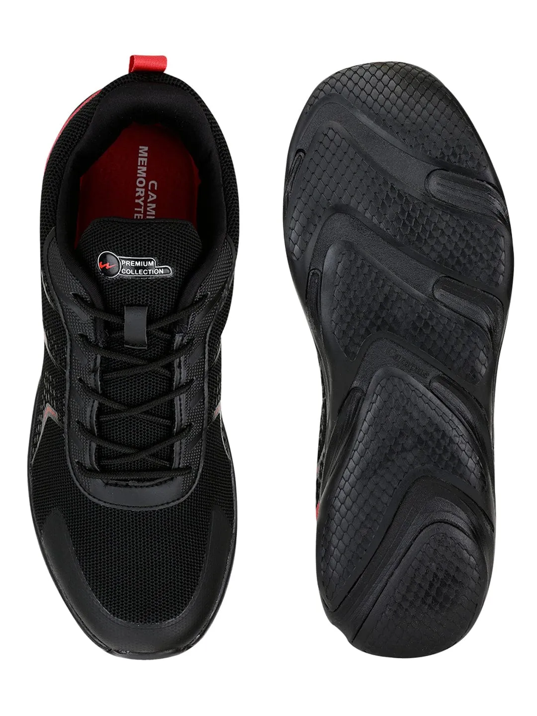 JACOB Black Men's Running Shoes