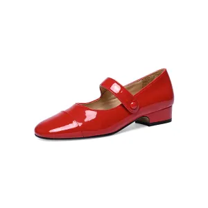 Kaia Cap Toe Flat Mary Janes