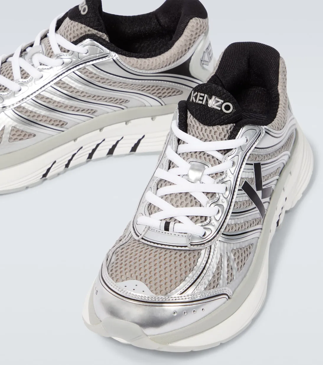 Kenzo-pace sneakers with Kenzo mesh, black