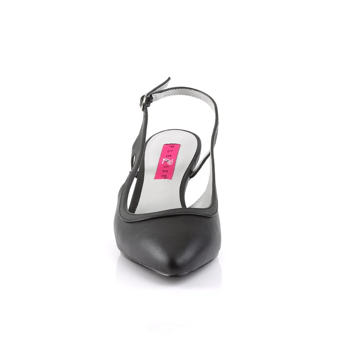 KITTEN-02 Black Faux Leather