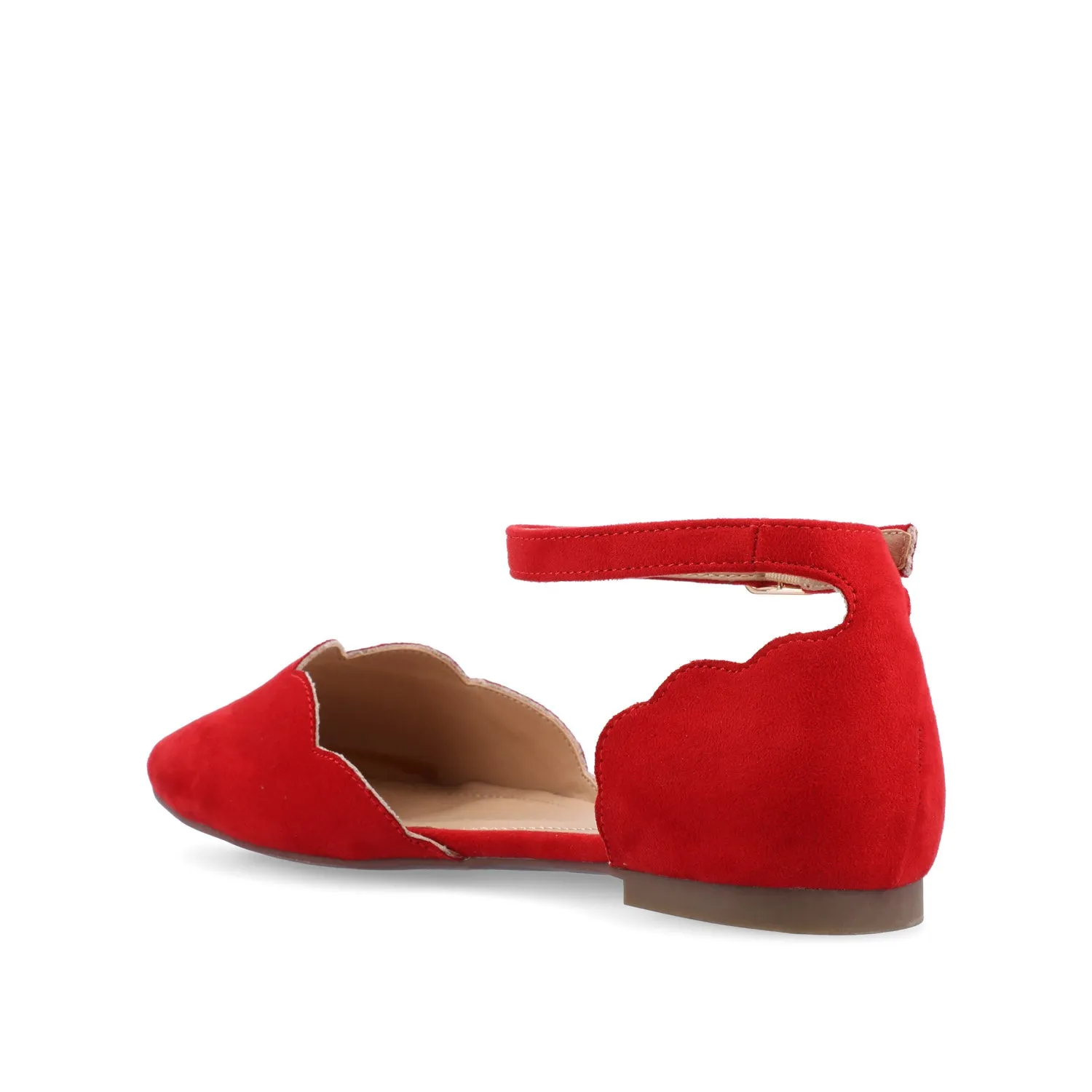 LANA SCALLOPED D'ORSAY FLATS IN WIDE