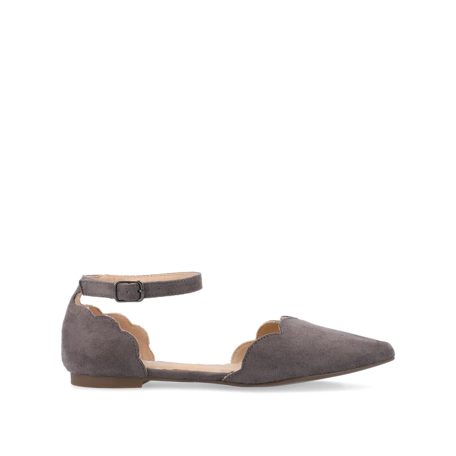 LANA SCALLOPED D'ORSAY FLATS IN WIDE