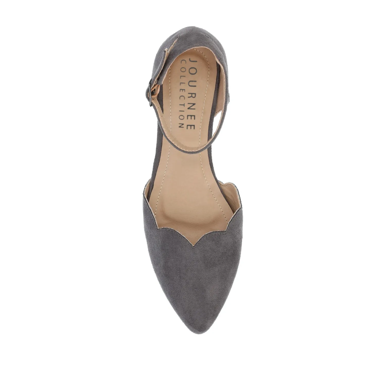 LANA SCALLOPED D'ORSAY FLATS IN WIDE