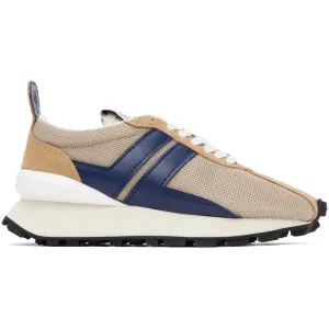Lanvin Beige Mesh Bumper Sneakers