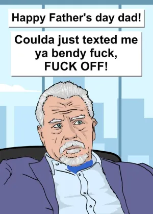 Logan Roy Father's Day Card