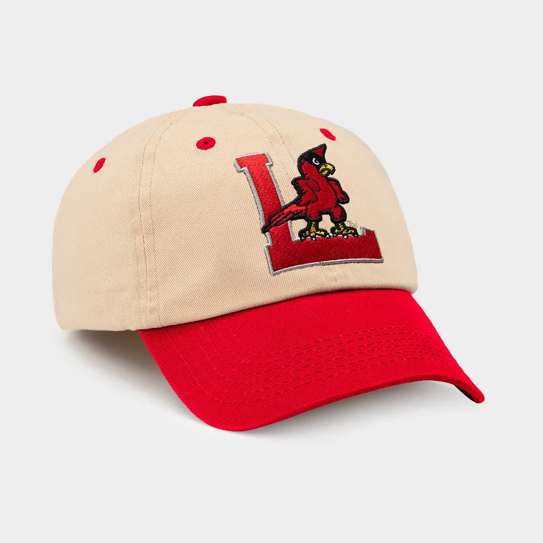 Louisville Cardinals 1953 Logo Two-Tone Dad Hat