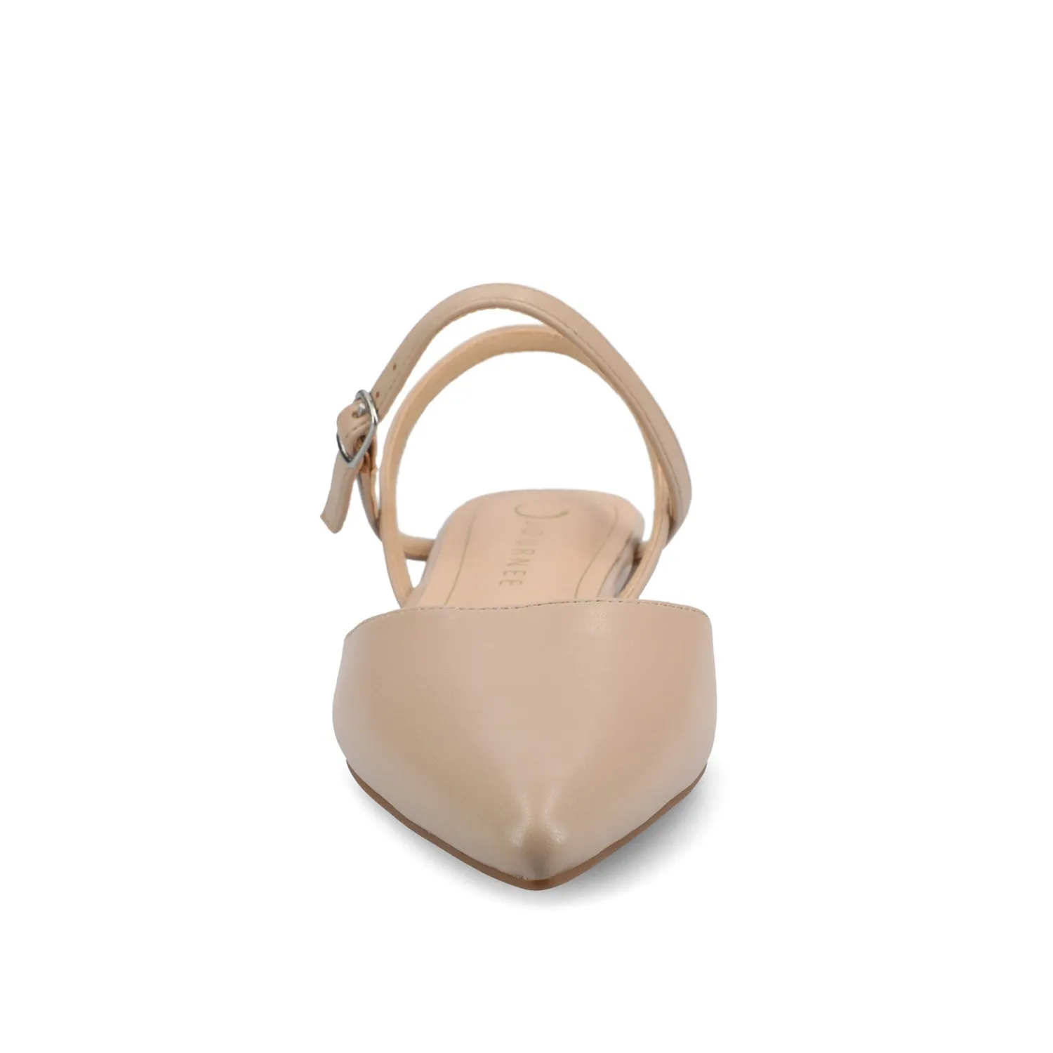 MARTINE SLINGBACK FLATS IN FAUX LEATHER