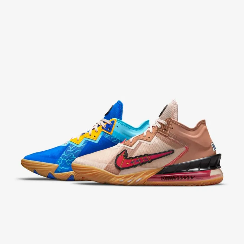 Men's Nike Lebron 18 Low "Wile E. vs Roadrunner" Space Jam Pack (CV7562-401)