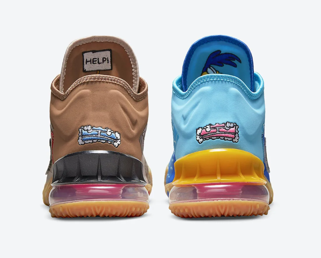 Men's Nike Lebron 18 Low "Wile E. vs Roadrunner" Space Jam Pack (CV7562-401)