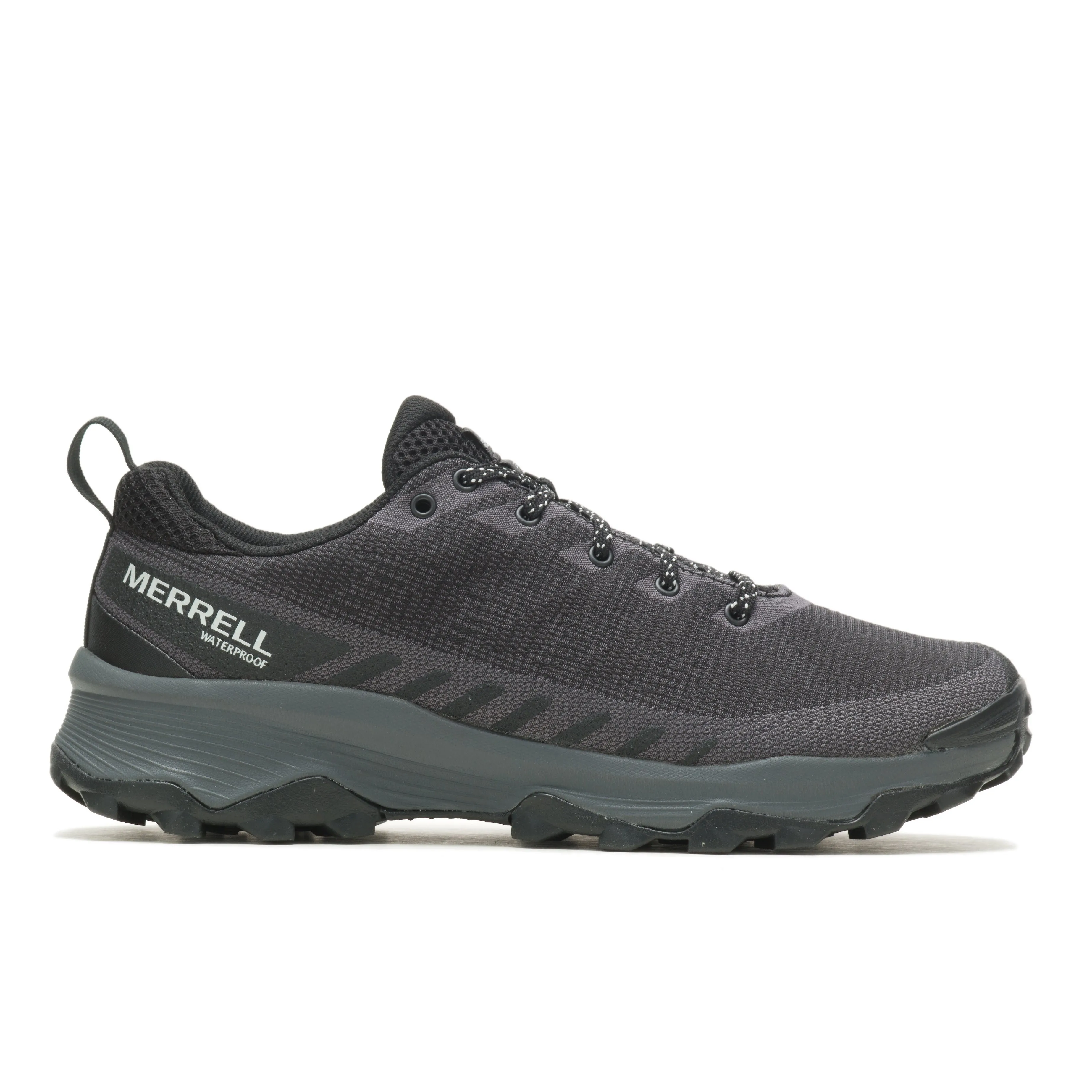 Merrell Men's Speed Eco Waterproof Trail Shoes (Black/Asphalt)