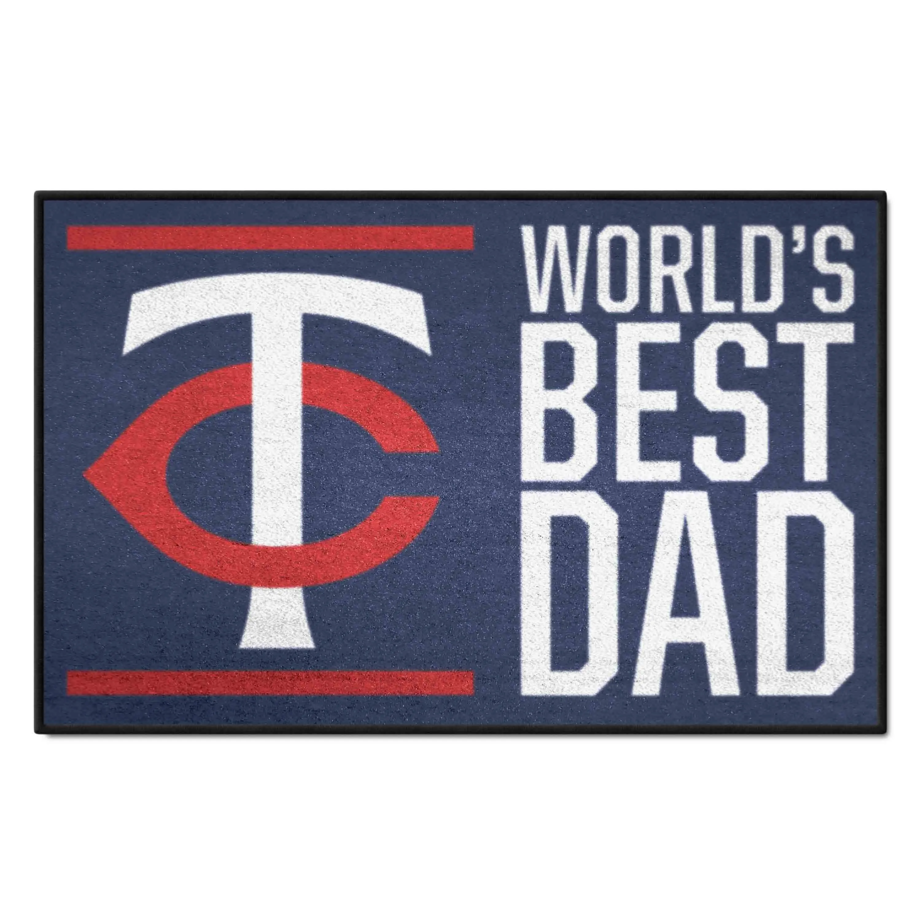 Minnesota Twins Starter Mat Accent Rug - 19in. x 30in. World's Best Dad Starter Mat