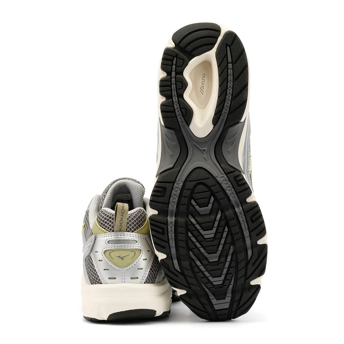 Mizuno MXR Casusal Silver/Yellow Trainers