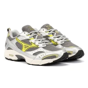 Mizuno MXR Casusal Silver/Yellow Trainers