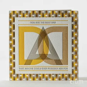 Mod Dad Greeting Card