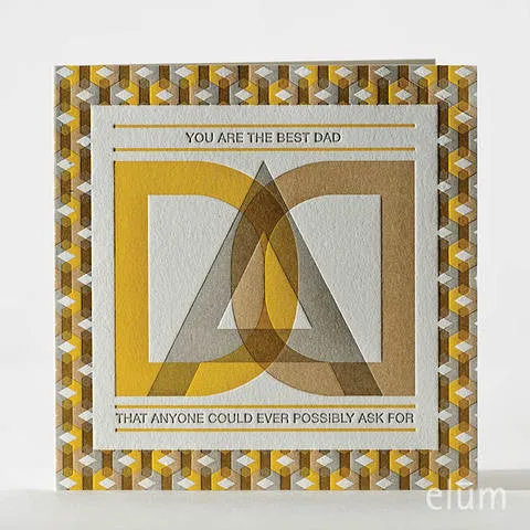 Mod Dad Greeting Card