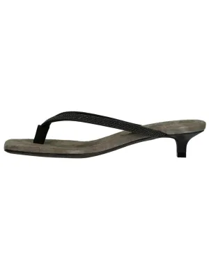 Monili Thong Kitten Heel