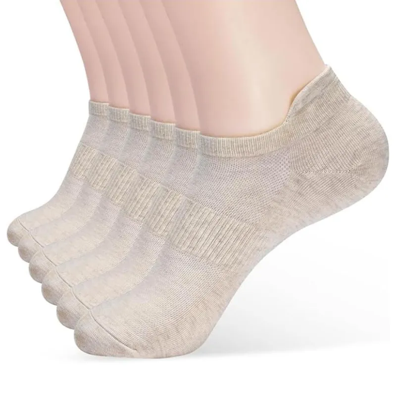 Multi Pack Women Low Cut Mesh Design Socks