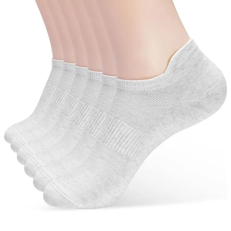 Multi Pack Women Low Cut Mesh Design Socks