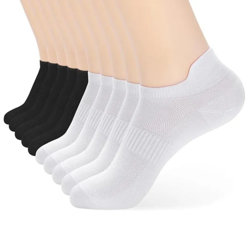 Multi Pack Women Low Cut Mesh Design Socks