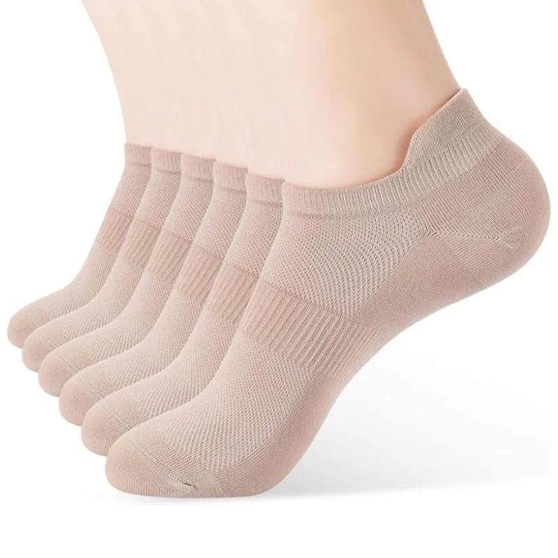 Multi Pack Women Low Cut Mesh Design Socks