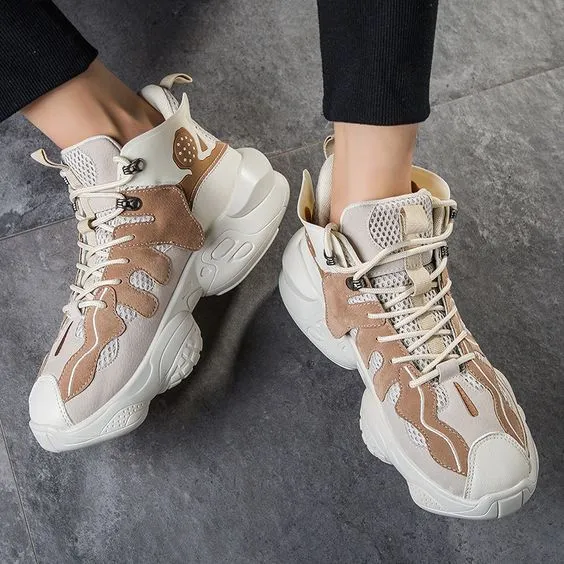 New Arrival Men's Color Block Dad Sneaker Shoes
