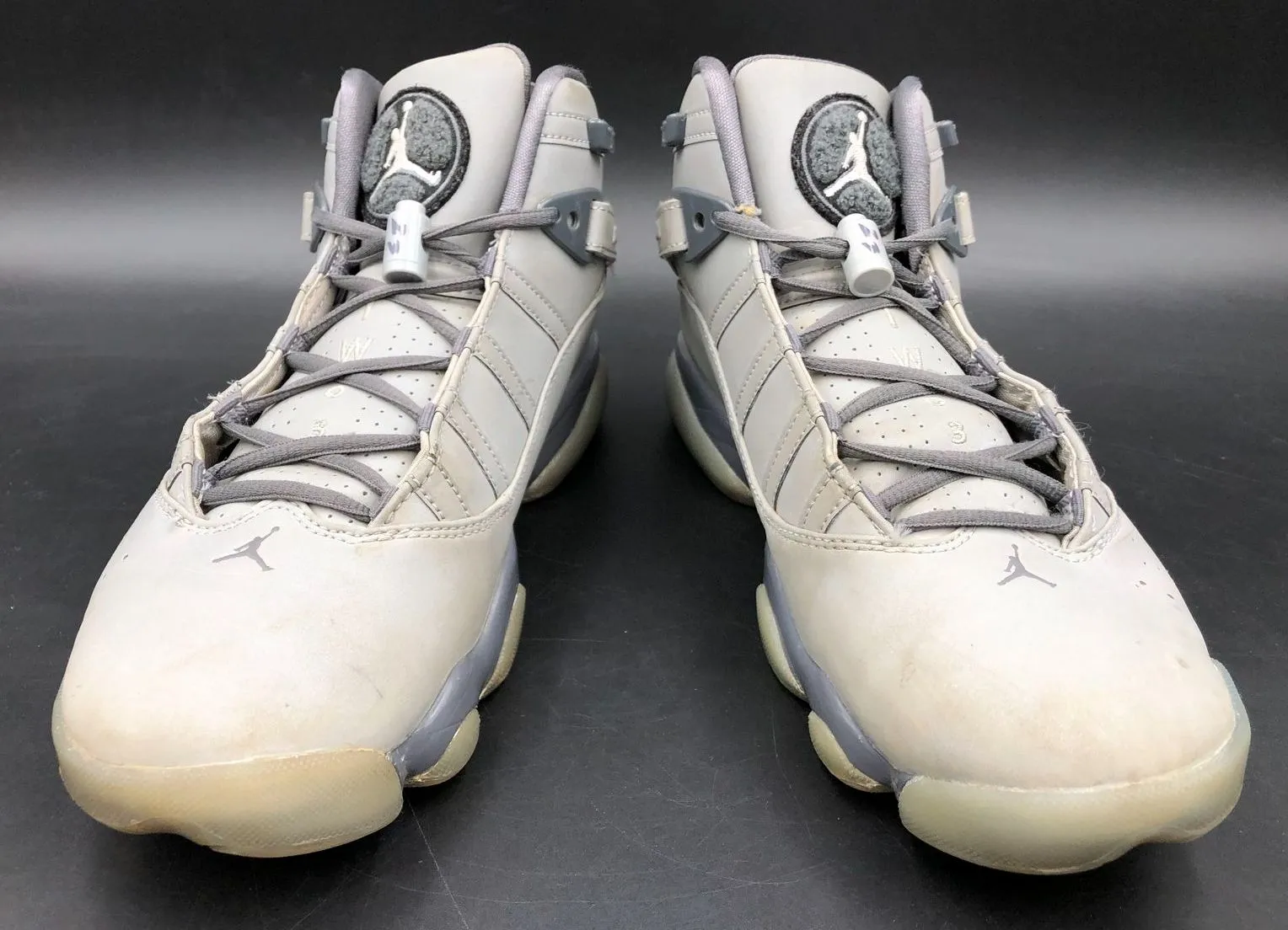 Nike Air Jordan 6 Rings '3M' Men's Grey Basketball Sneakers - Size 8.5 ( COA)
