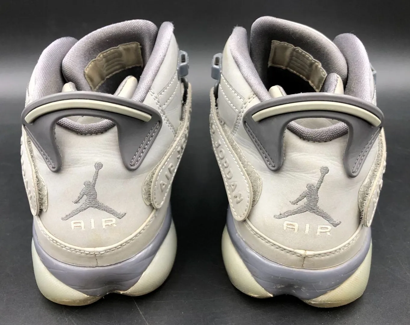 Nike Air Jordan 6 Rings '3M' Men's Grey Basketball Sneakers - Size 8.5 ( COA)