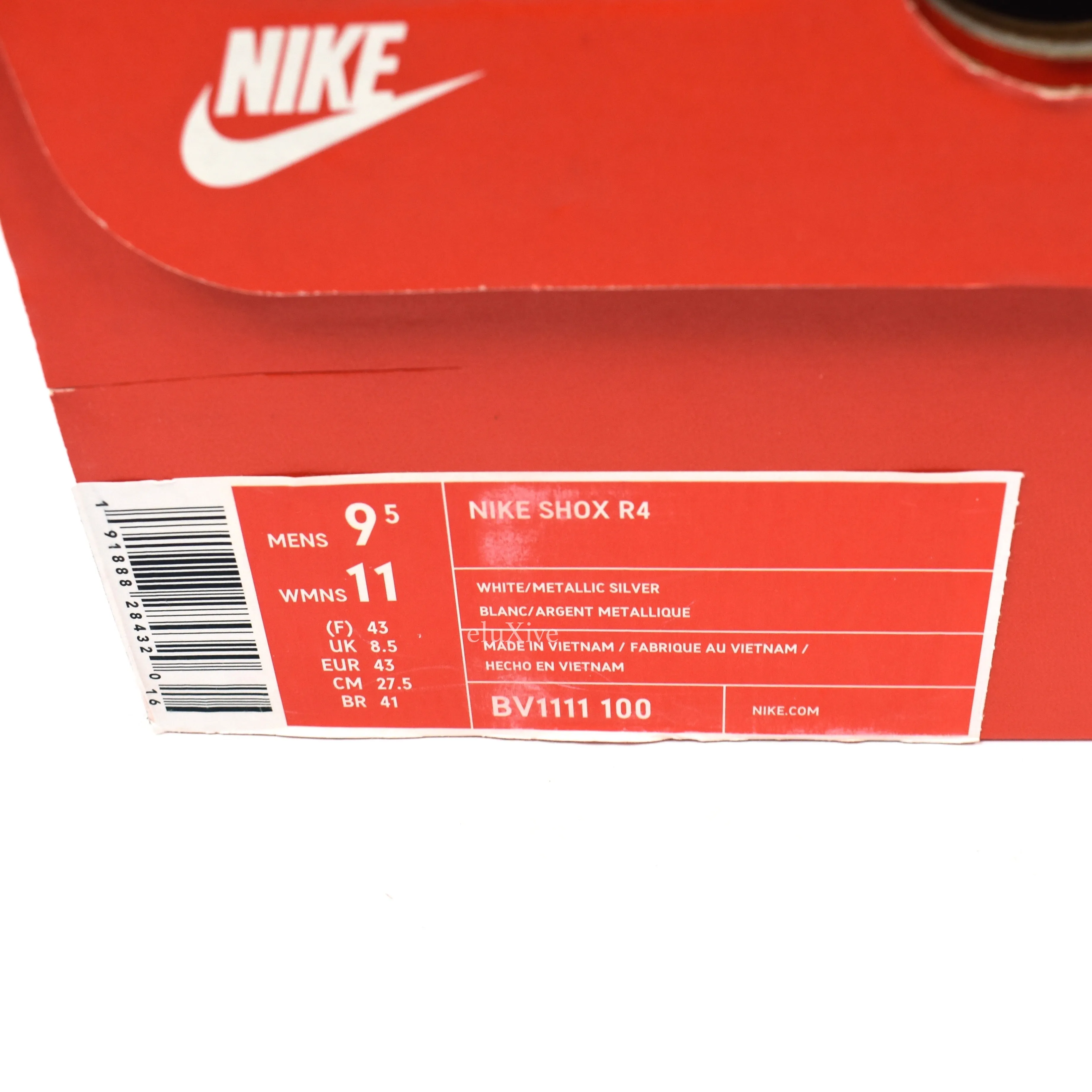 Nike - Shox R4 OG (White/Silver/Red)