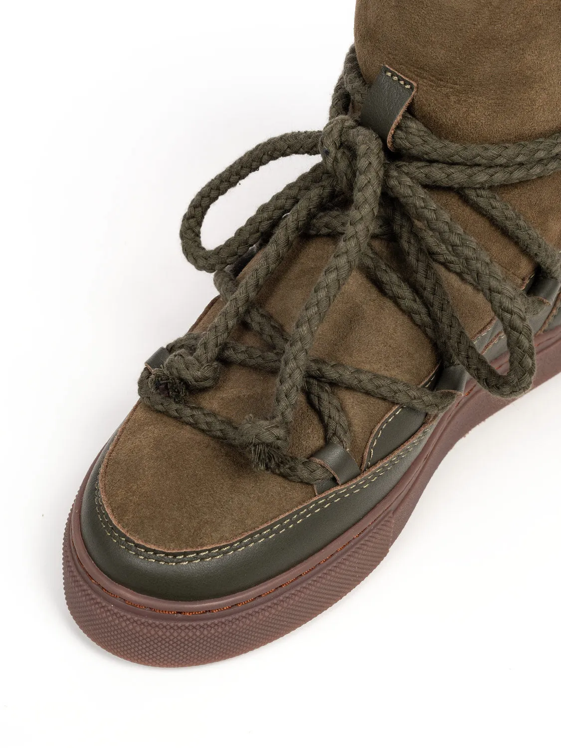 Patchwork Boots Olive