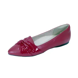 PEERAGE Whitney Women's Wide Width Casual Leather Flats