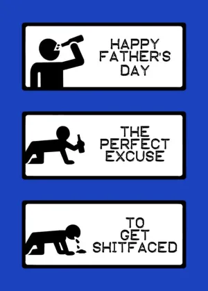 Perfect Excuse Funny Father's Day Card
