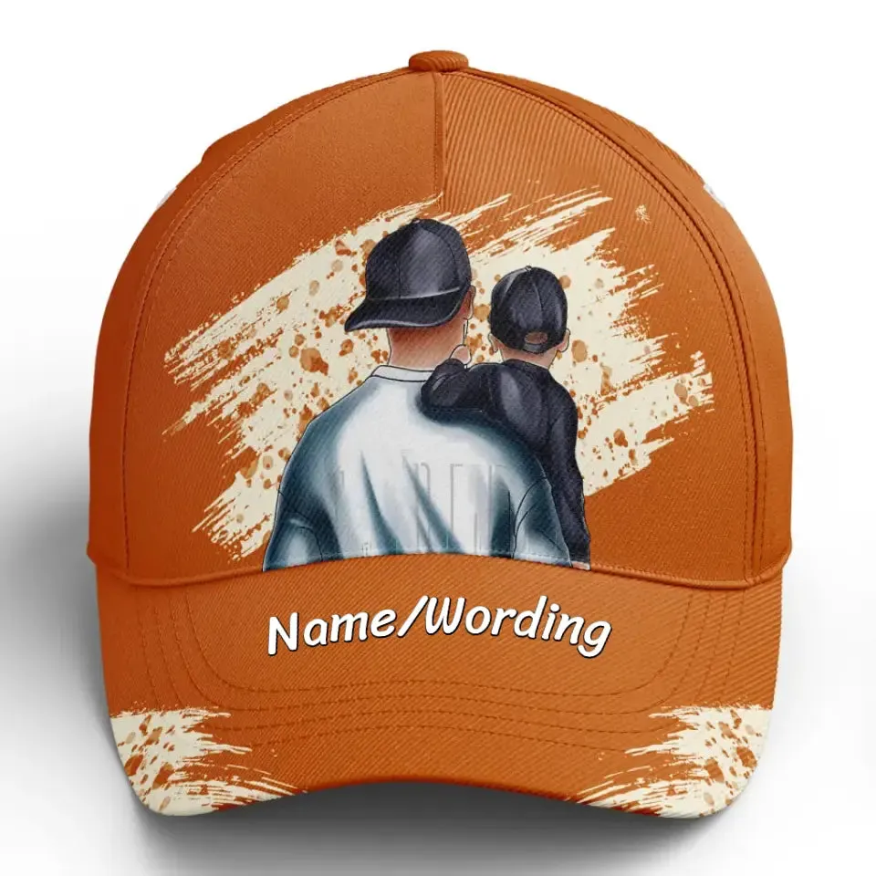 Personalized Father's Day Cap, Custom Adjustable Dad Baseball Hat and Birthday Gift