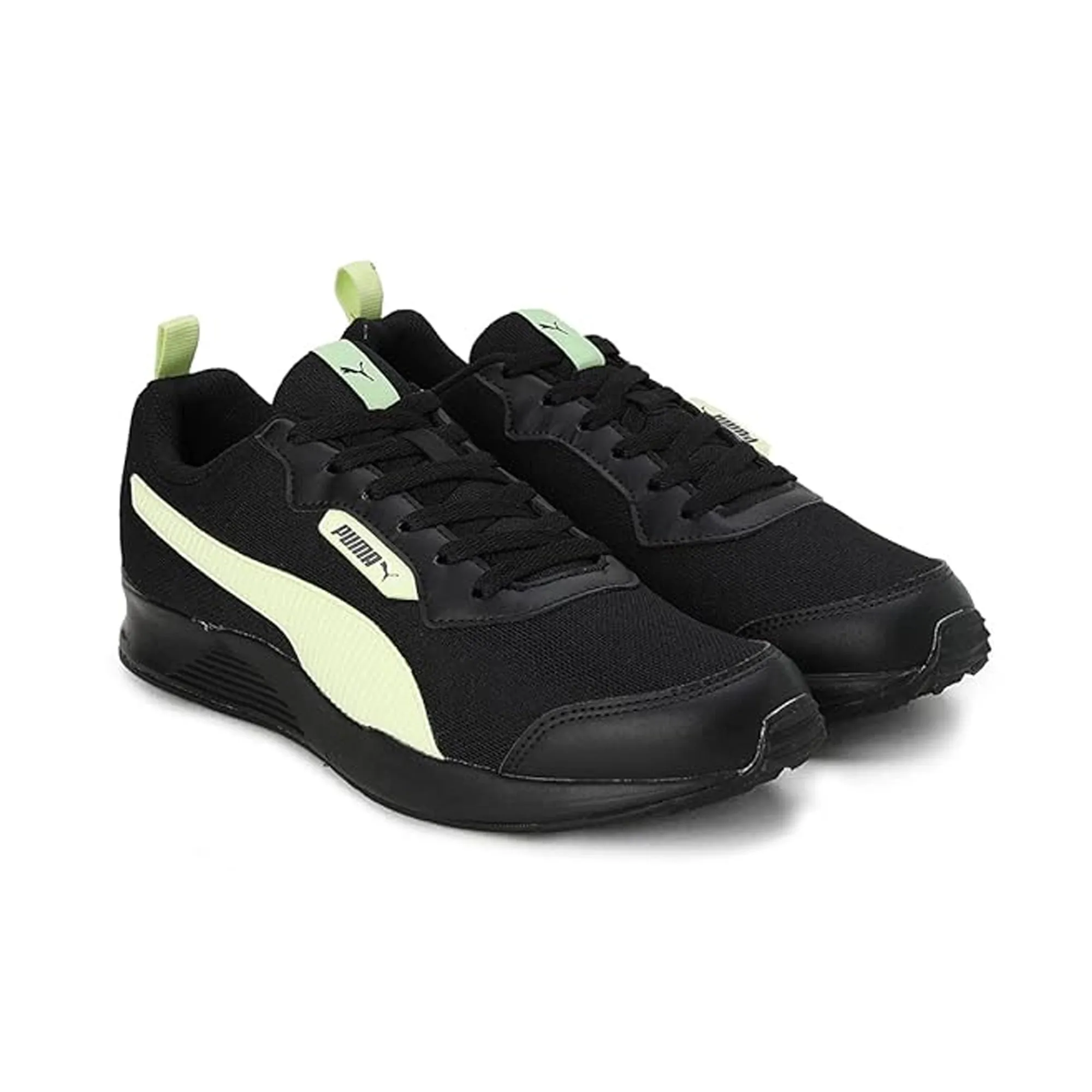 Puma Ampi IDP Men's Sneakers (Black-Pistachio) 38135405