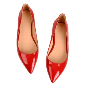 Red Daily Flat pumps