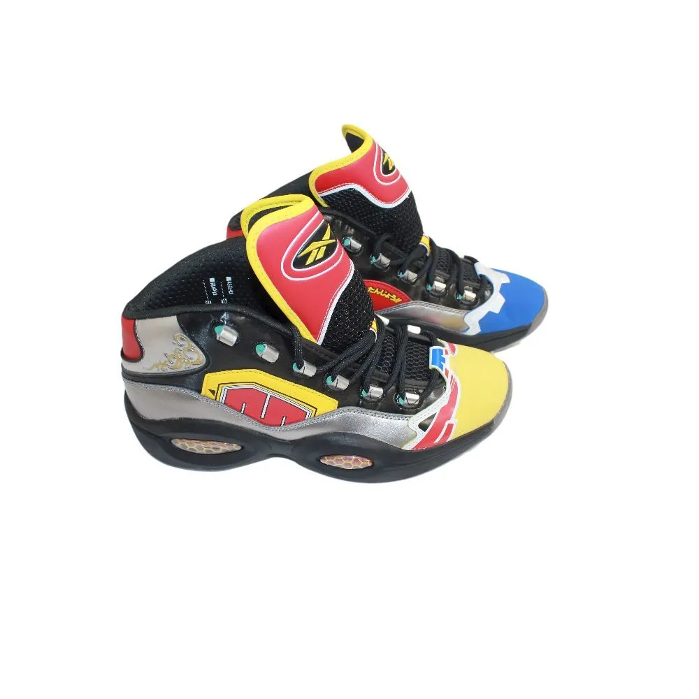 Reebok Power Rangers Question Mid Megazord Men's Basketball Shoes GY0590 Iverson