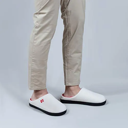 RockDove Men's Original Two-Tone Memory Foam Slipper, Size 11-12 US Men, Cardinal