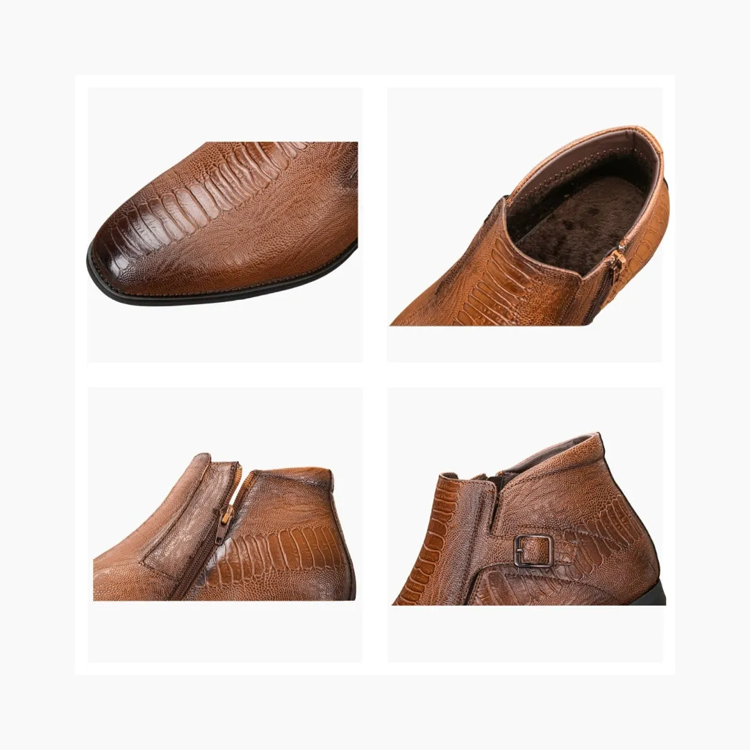 Round-Toe, Handmade. : Ankle Boots for Men
