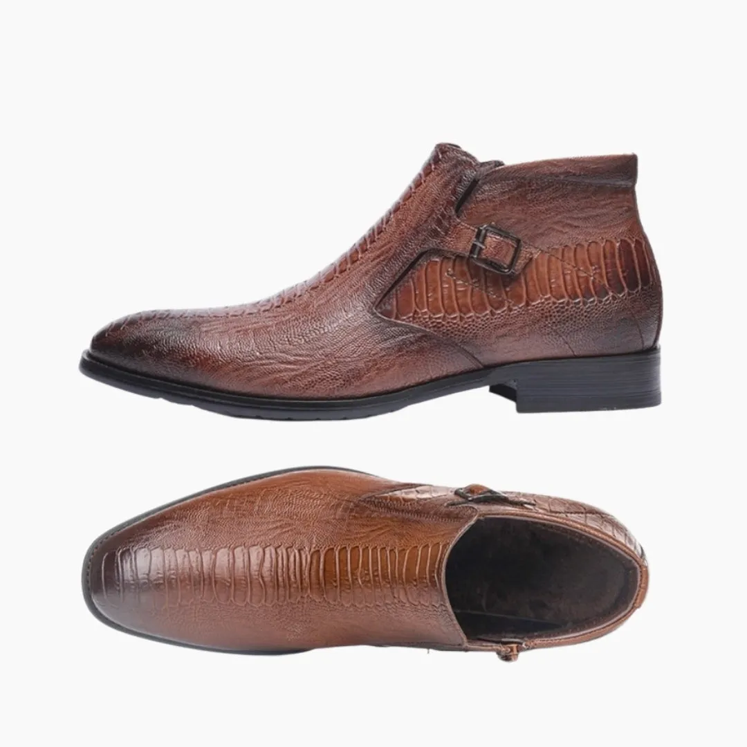 Round-Toe, Handmade. : Ankle Boots for Men