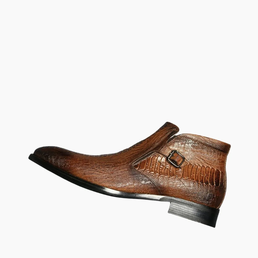 Round-Toe, Handmade. : Ankle Boots for Men