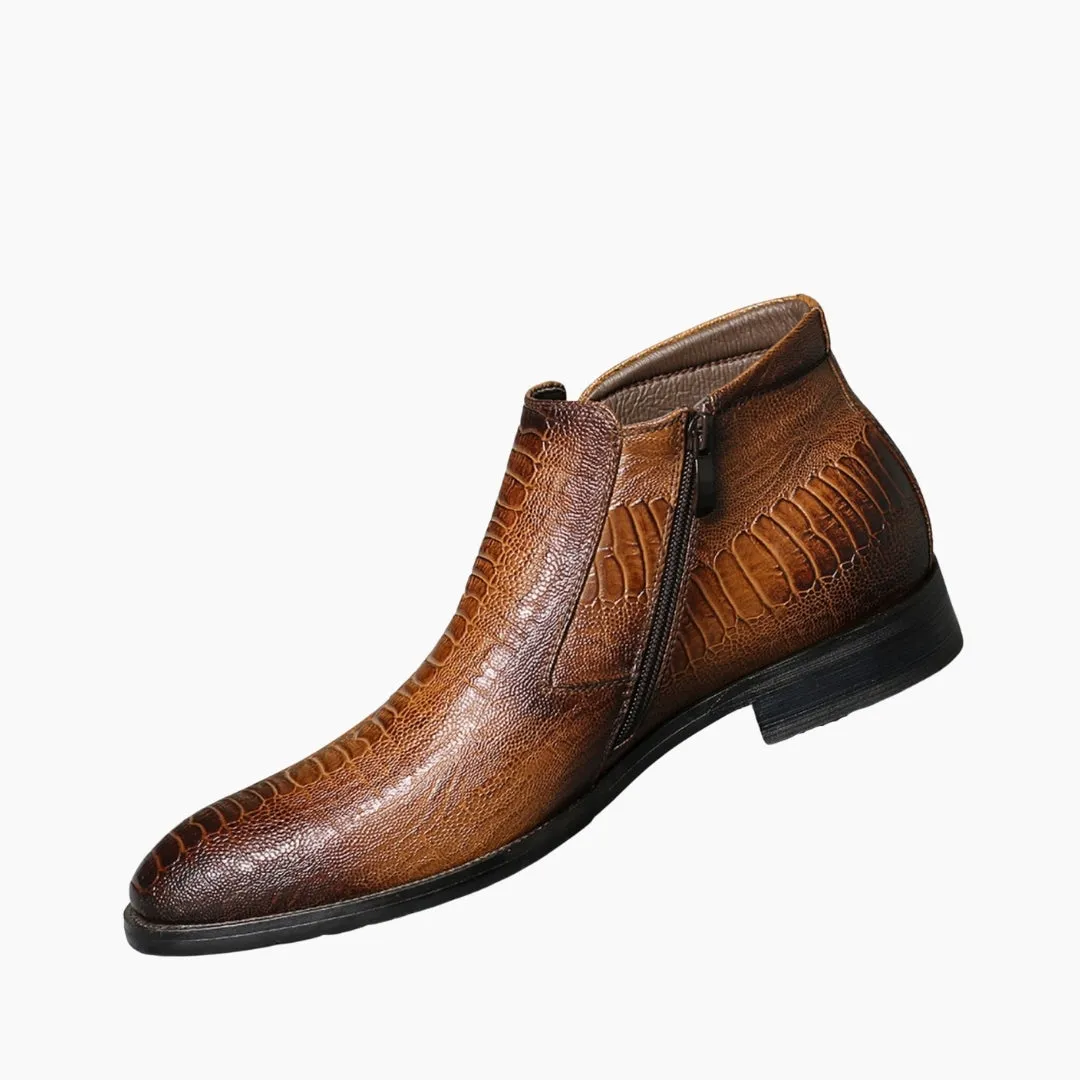 Round-Toe, Handmade. : Ankle Boots for Men